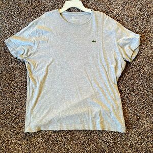 Lacoste gray t shirt size 6